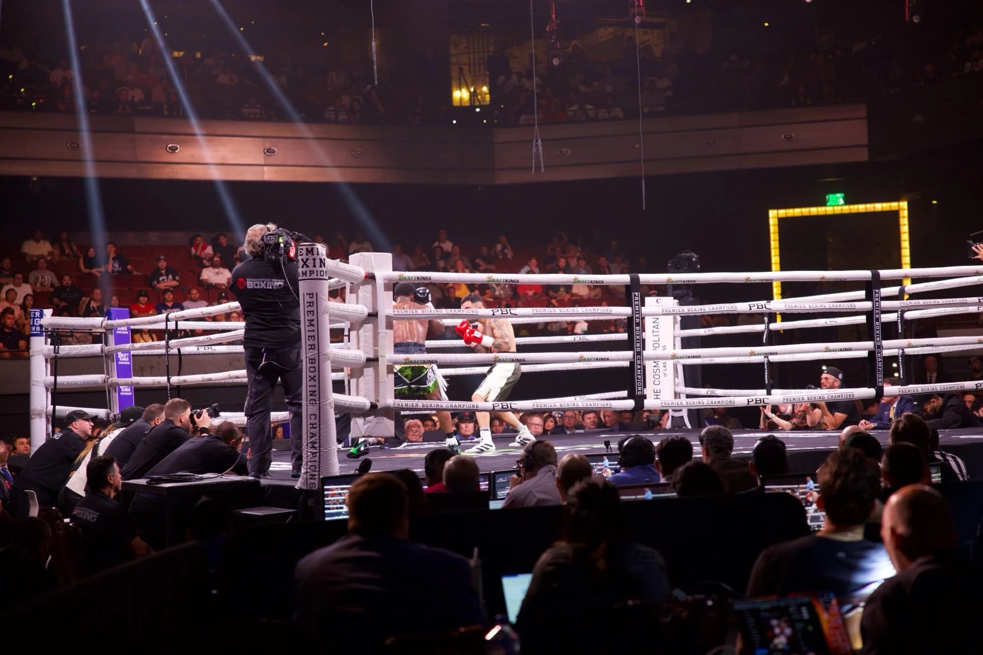 Live boxing event fight night