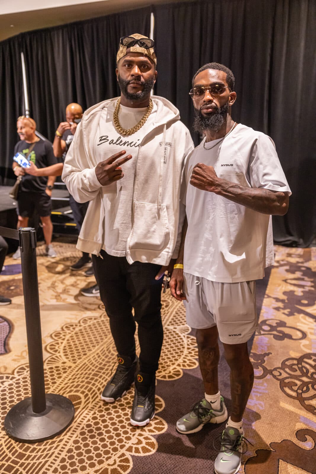 TonyTheCloser x Frank Martin at fight-week press event